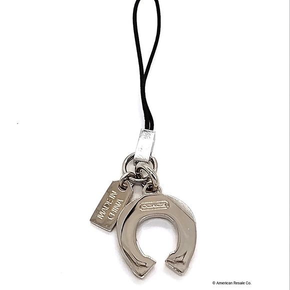 JUST IN! COACH Lucky Horshoe Fob Lanyard, Phone or Purse Charm Add to Keychain - Picture 6 of 8
